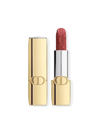 DIOR | Rouge Dior Edizione Limitata Couture Rossetto - Custodia dorata e stick inciso (999 Fini Velours) | braun